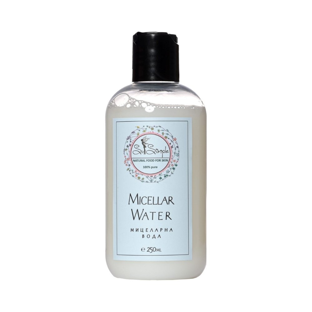 Мицеларна вода за почистване на лице So Simple - Cosmetics Bulgaria