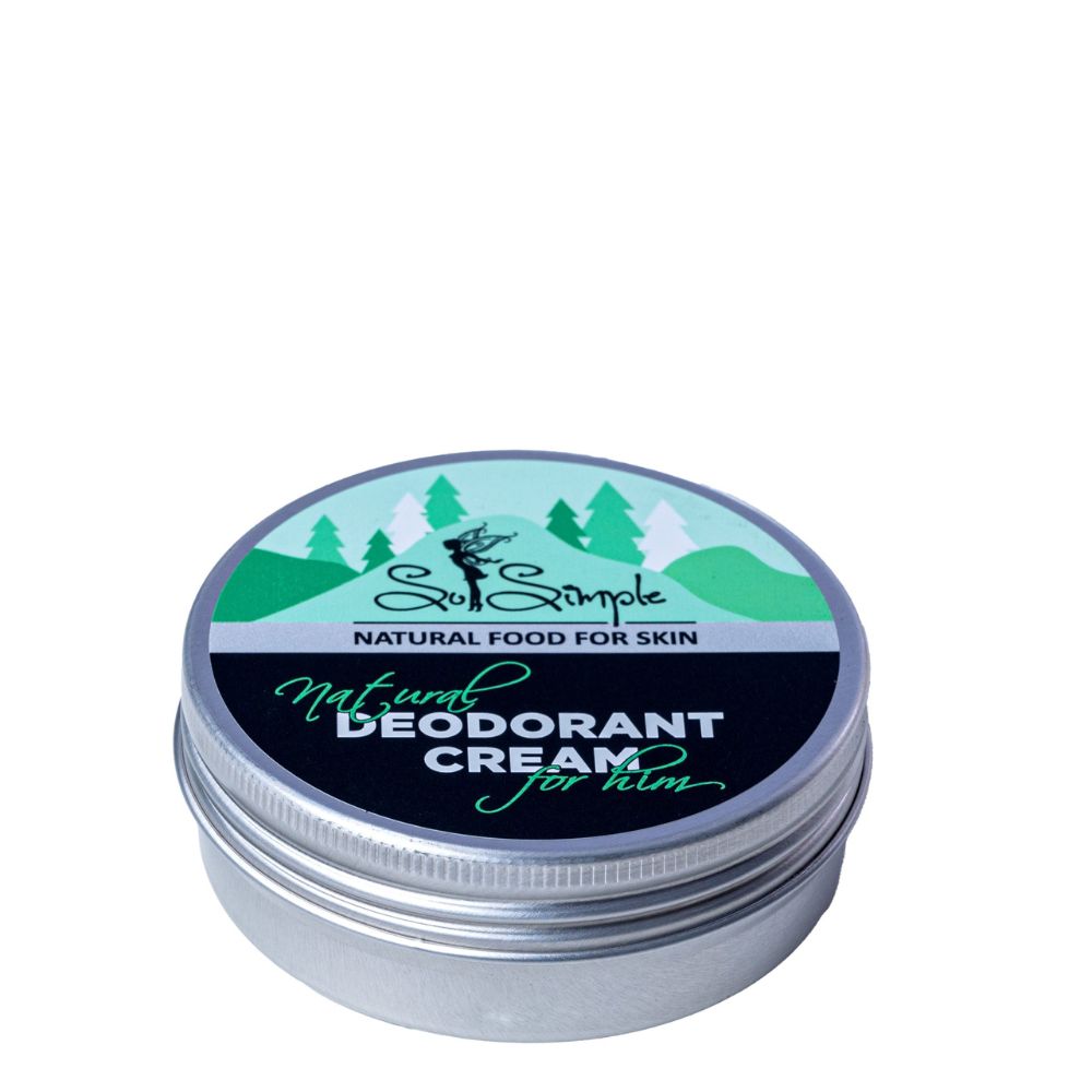 Natural Deodorant Cream for Him So Simple - Cosmetics Bulgaria