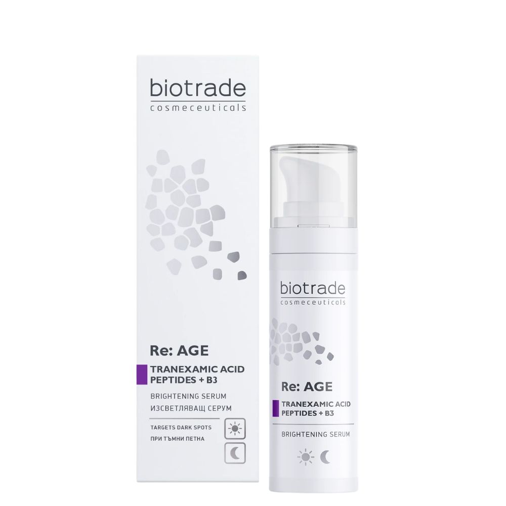 Изсветляващ серум с транексамова киселина и пептиди Re:AGE Biotrade