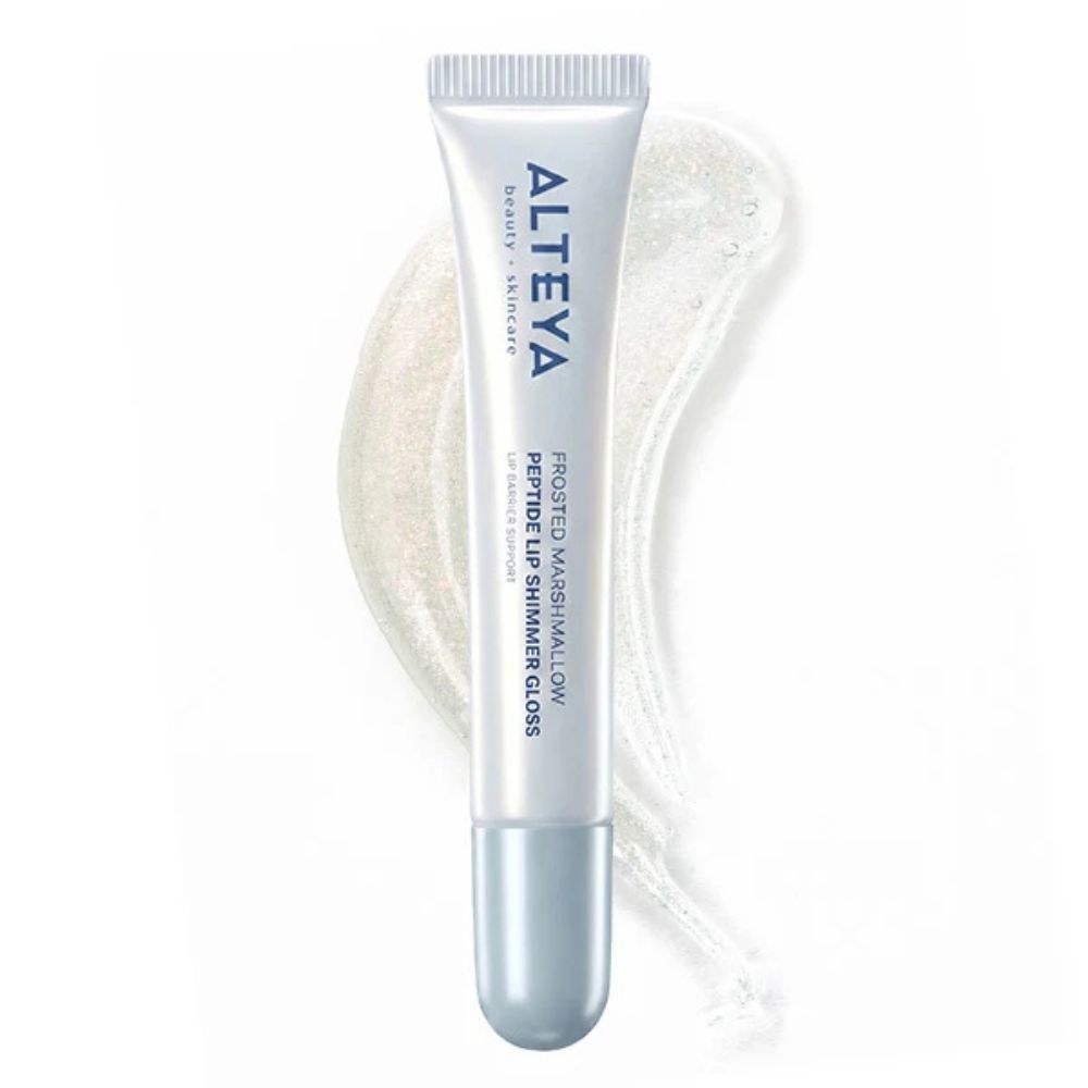 Peptide shimmer gloss Frosted Marshmallow Alteya Organics