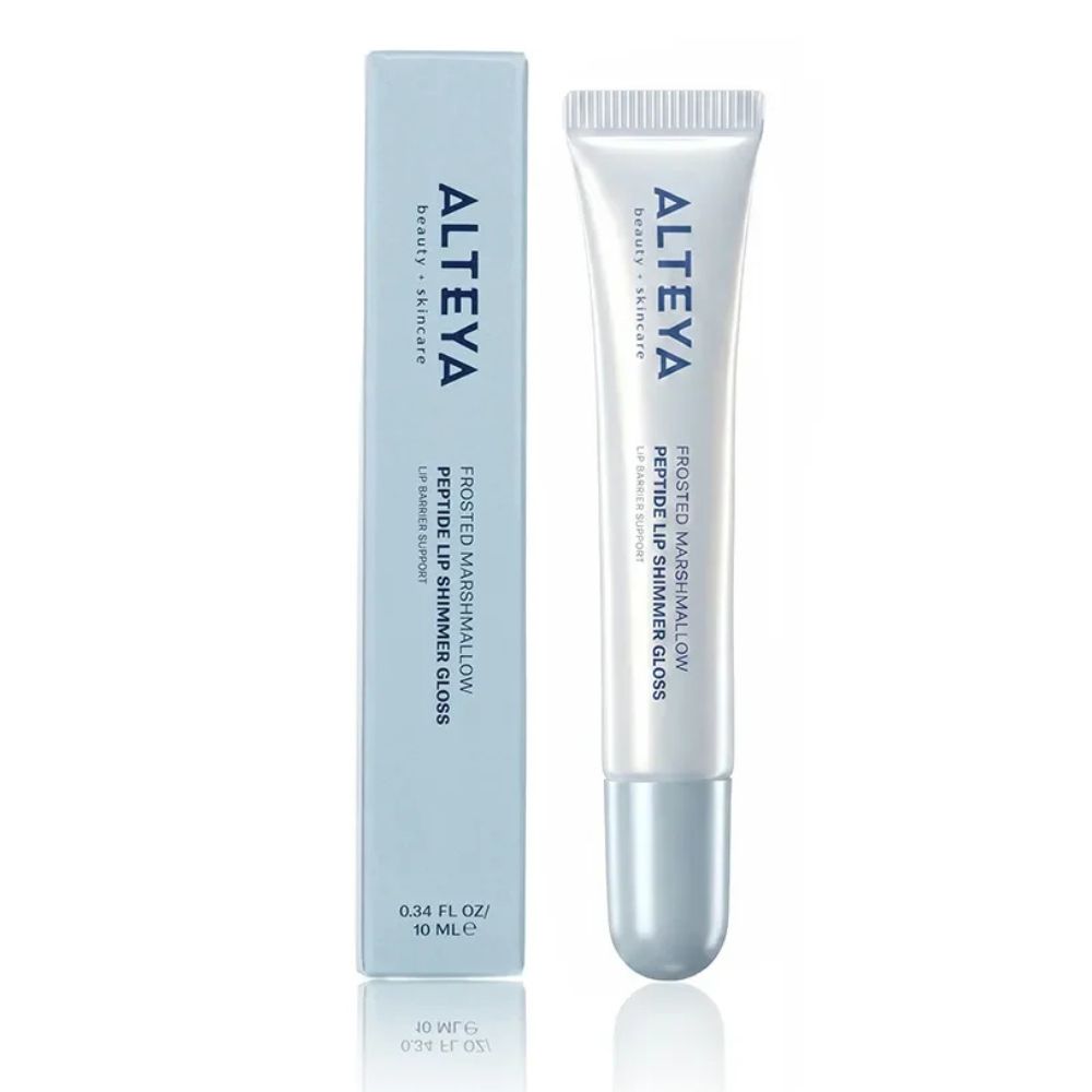 Peptide shimmer gloss Frosted Marshmallow Alteya Organics