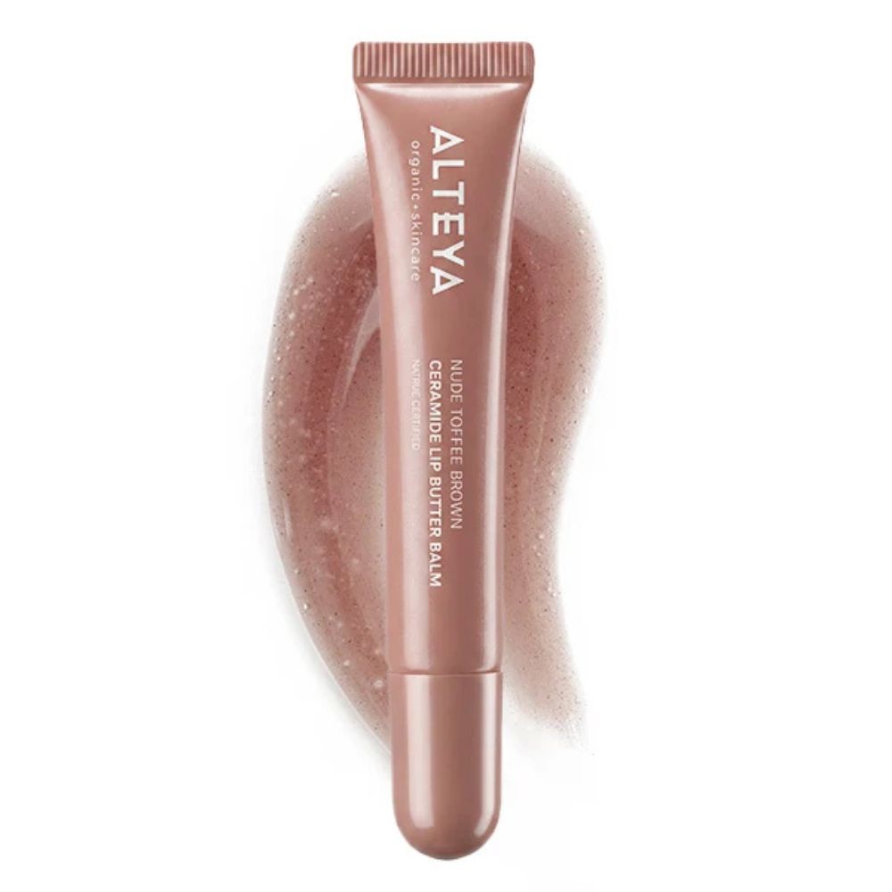 Bio lip gloss with ceramides Alteya Organics Nude Toffee Brown Alteya Organics